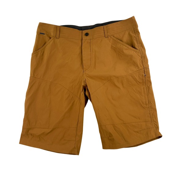KÜHL Renegade Shorts Men 38 Tan Outdoor Hiking Stretch Nylon EUC - Picture 1 of 10